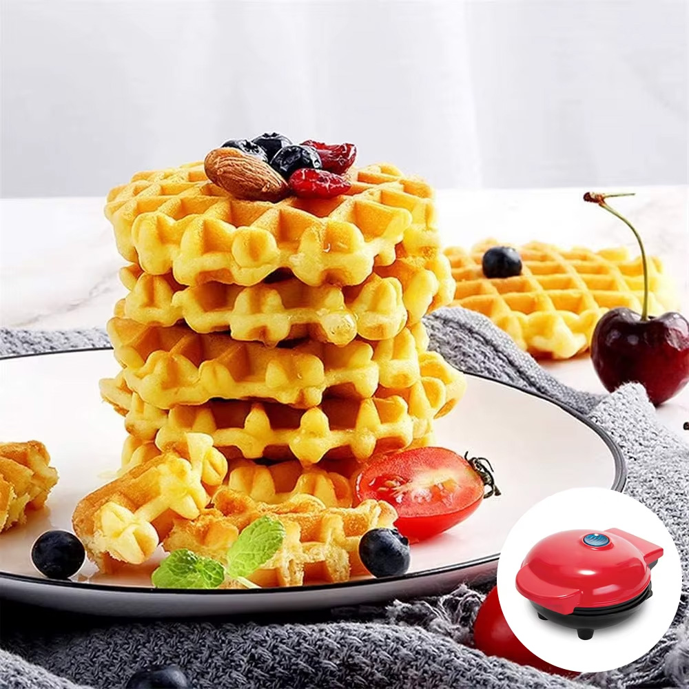 mini waffle maker breakfast