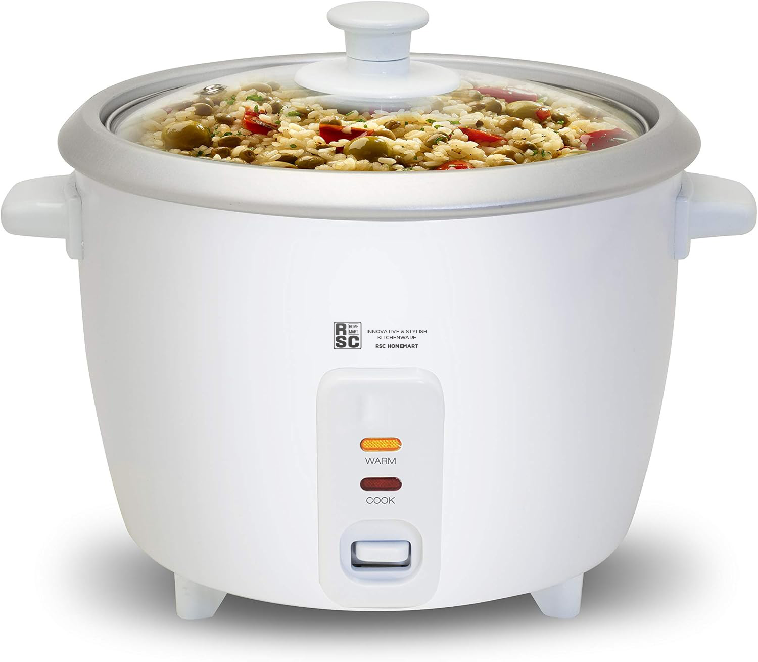 6 Cup mini Rice Cooker with Glass lid