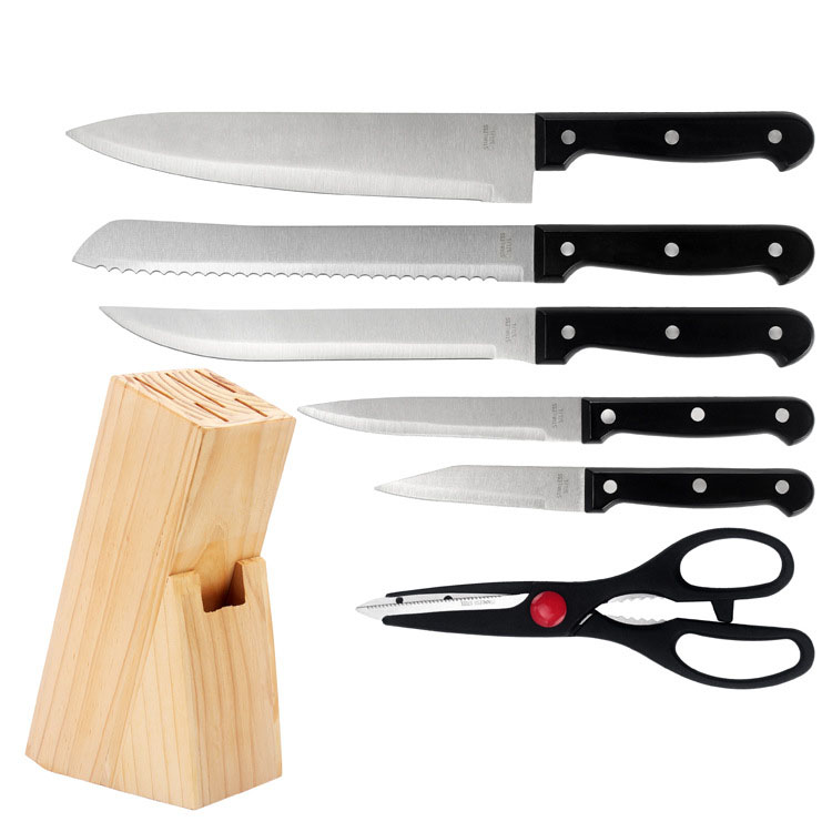 6pcs knife kit with scissor