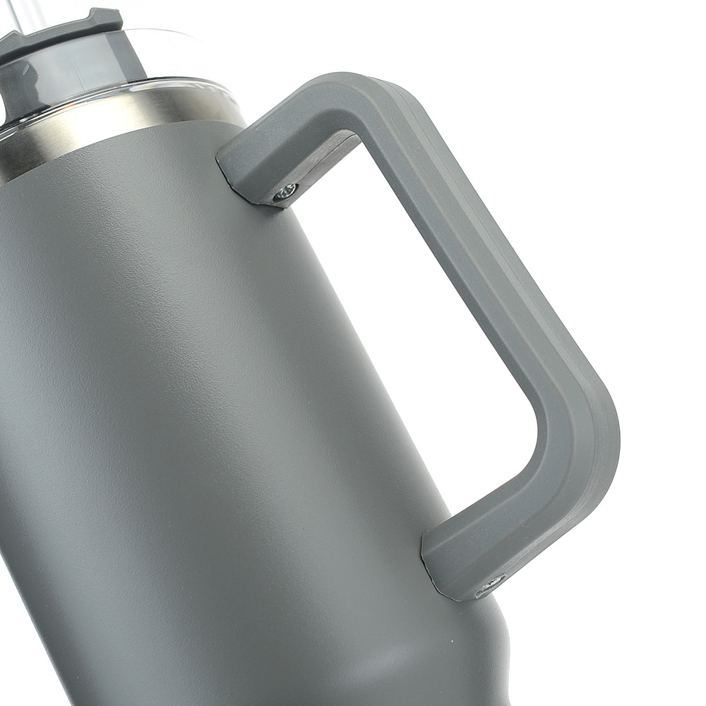 Stainless steel water bottle, handle
