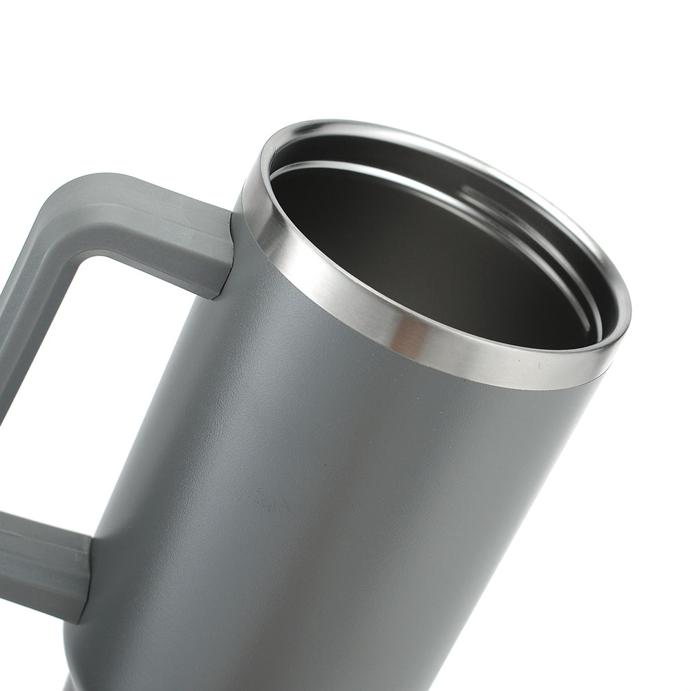 Stainless steel water bottle, open mouth