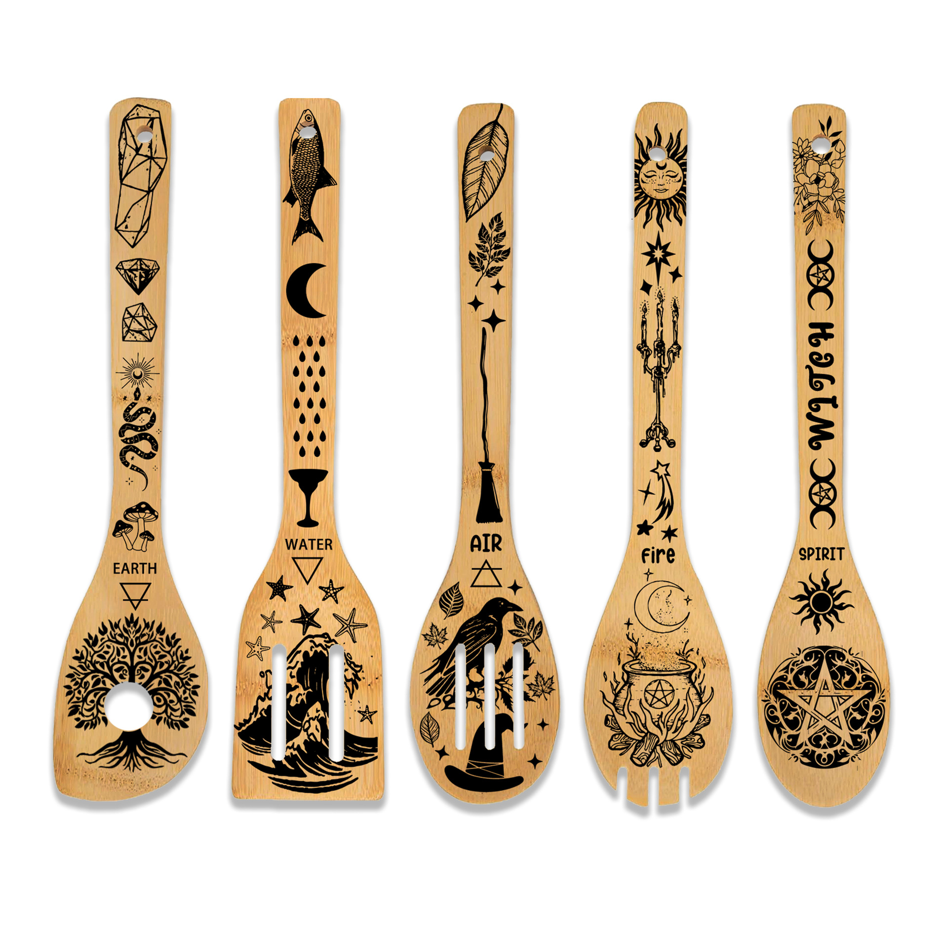 utensil with laser printing