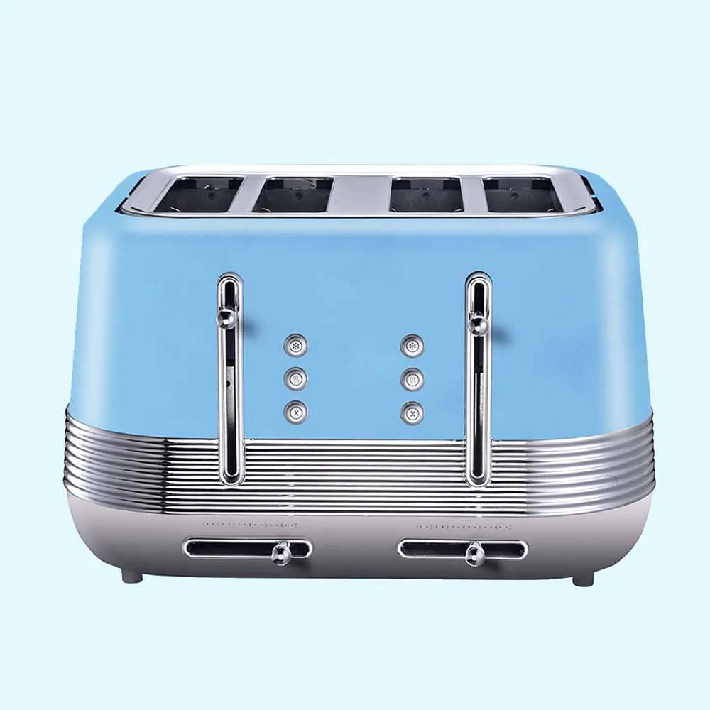 h1fda7e900a584159a53c489a14ec5857m.webp Slice Stainless Steel Toaster, 1500W, Removable Crumb Tray
