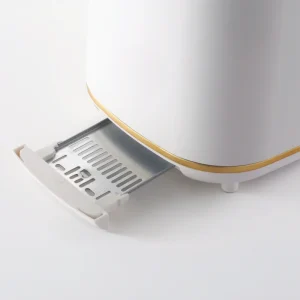 Automatic Toaster, Vintage Gold and White