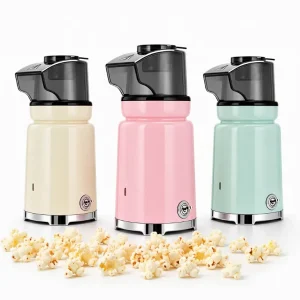 Electric Hot Air Popcorn Machine for Home Use, 1200W - Multi color