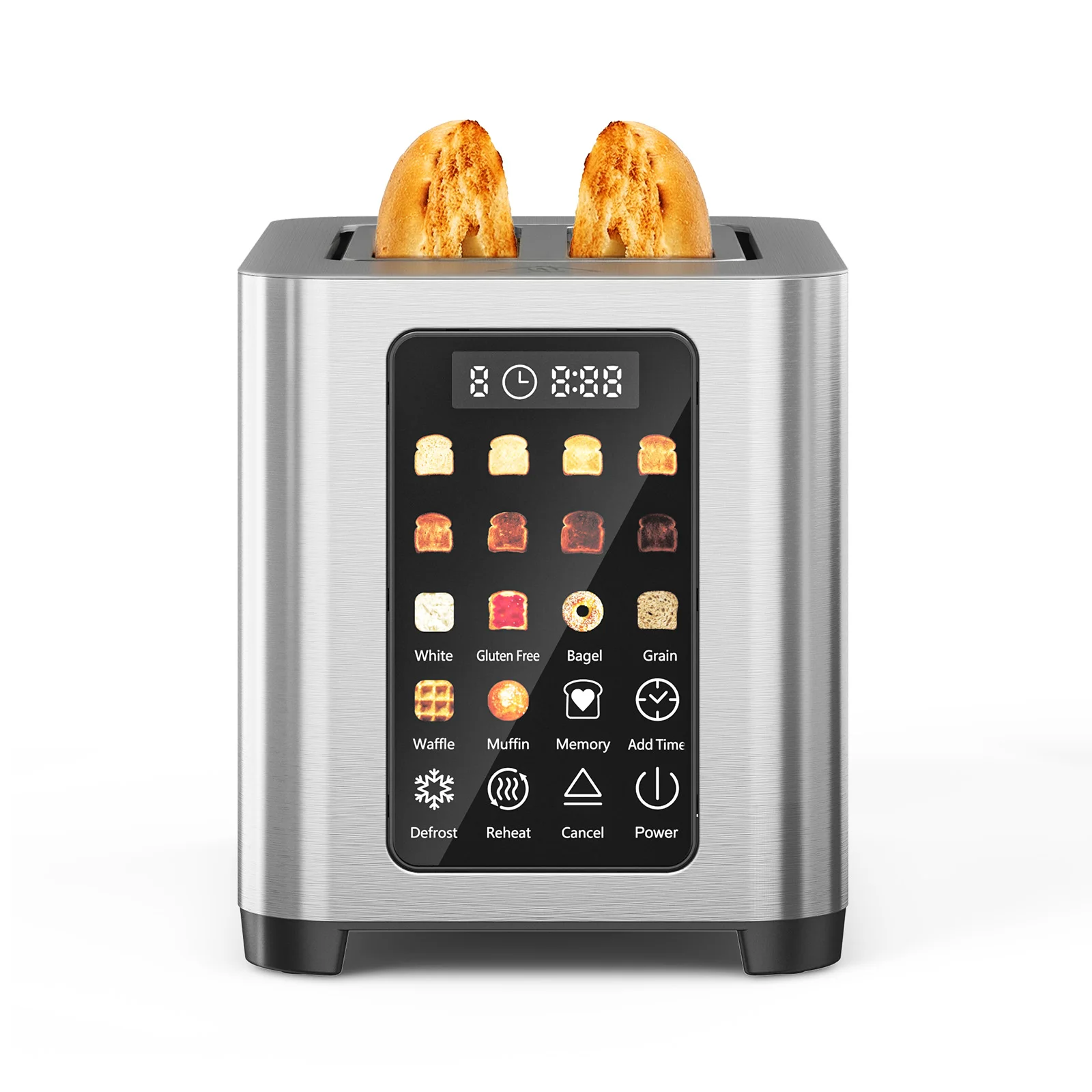 hfe60d24b5e78414788d6b2b81ff597edn.webp Slice Digital Toaster Oven, Touchscreen - silver / EU / 220-240V