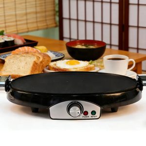 380mm Smokeless Non-Stick Electric Dual-Sided Pancake Maker Temperature Control 1600W Easy Operation Household Hotel Use