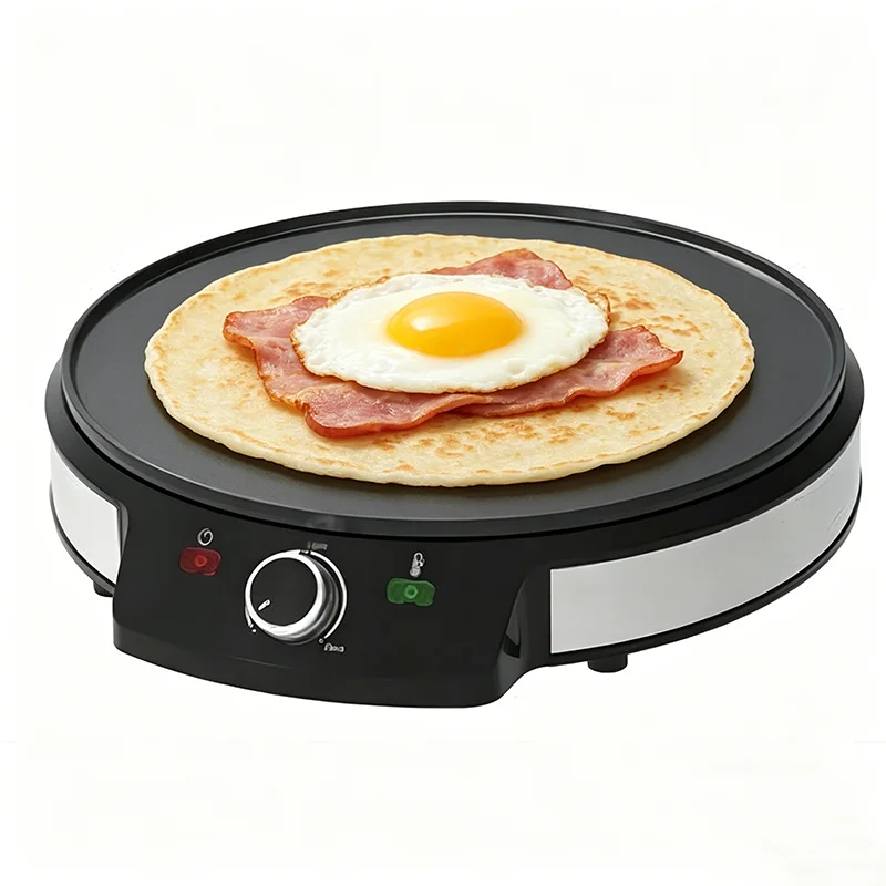 img alibaba1792565753.jpg 1200W Adjustable Temperature Control Knob Portable Electric Non-Stick Crepe Maker 30cm Diameter Cooking Plate Household