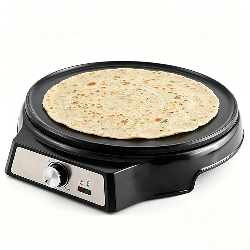 img alibaba1792565838.jpg Household Electric Maker Crepe and Pancake Pizza Griddle Makers Non-stick 33CM Plate Adjustable Temperature Crepe Maker
