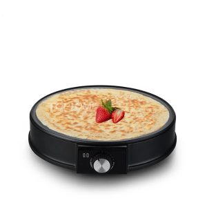 1200W Griddle Hot Plate Crepe Pan 12 Inch Nonstick Crepe Maker Pancake Maker Batter Spreader&Spatula