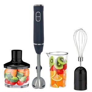 Electric Stick Immersion Handheld Mixer Mini Small Food Portable Machine Motor Stainless Steel 400W Rod Hand Blender for Kitchen