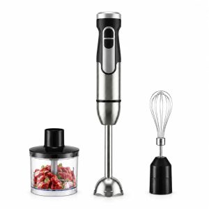 Factory Wholesale 5 in 1 Stainless Steel Hand Blender Multifunctional Electric Food Mixer Baby Food Blender Meat Grinder