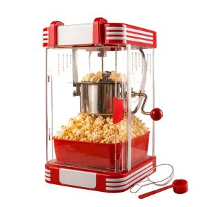 Plug-in Large Capacity Compact Popcorn Maker with PP/PC Material for Household Use