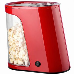 Electric Hot air Popcorn Maker Overheat protection Aluminum Material 1200W Power Switch Control for Home - 220-240v