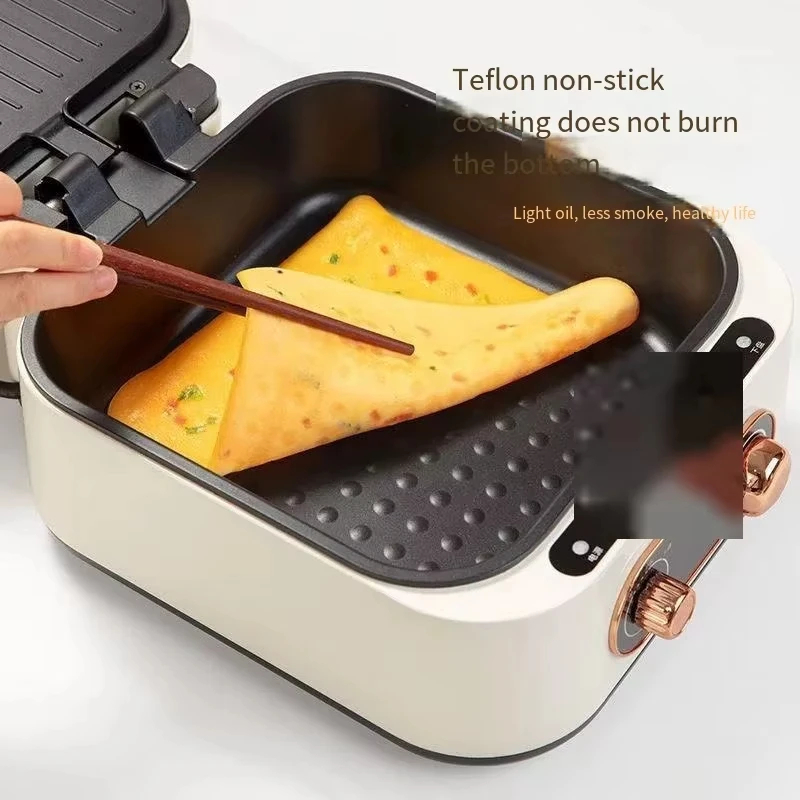 img alibaba 1792550639.jpeg Home Multi-function Steak Pancake Pizza Oven Double Sided Machine 3-in-1 Crepe Electromechanical Hot Pot