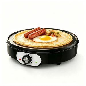 Household Electric Crepe Maker with Control for Spring Rolls Pancakes