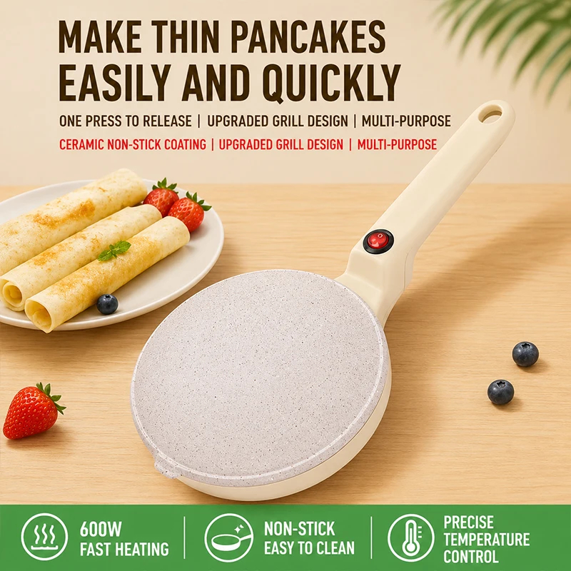 img alibaba 1792552887.jpeg Time Saving 600W Ceramic Coated Rapid Heating Effortless Cleanup Handheld Electric Crepe Maker for Home Kitchen Breakfast