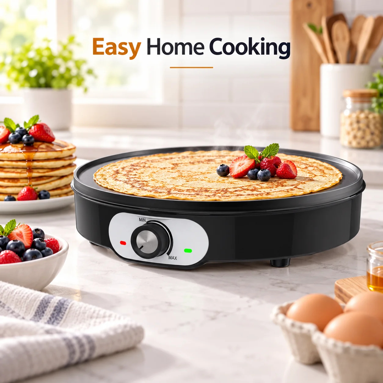 img alibaba 1792555336.jpeg Electric Crepe Maker 30cm Non Stick Griddle Flat Plate Countertop Adjustable Temperature Indoor Grill Pancake Cooking Machine