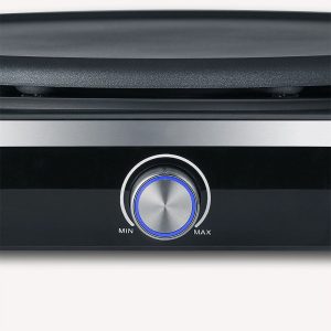 Portable Electric Crepe Maker with Auto-Thermostat Control Non-Stick Pancake Baking Pan Breakfast Pizza Machine for Household