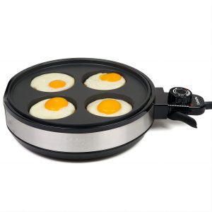 Multi Adjustable Roti Grill Griddle 3 in 1 Detachable Crepe Maker With Spreader