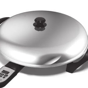 High Quality Portable Kitchen Use Electric Easy Clean Injera Maker Crepe and Pancake Maker - silver / 220-240V