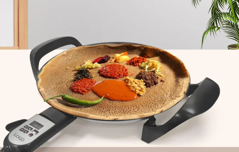 img alibaba 1792564318.jpeg High Quality Portable Kitchen Use Electric Easy Clean Injera Maker Crepe and Pancake Maker