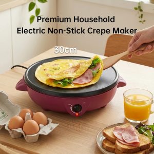 Commercial Multi-Function Tortilla and Crepes Maker Easy to Clean Healthy Electrical Machine for Home