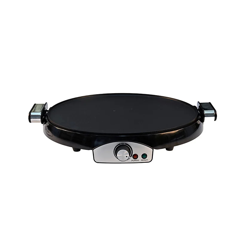 img alibaba 1792565522.jpeg 380mm Smokeless Non-Stick Electric Dual-Sided Pancake Maker Temperature Control 1600W Easy Operation Household Hotel Use - Black / EU / 220-240V