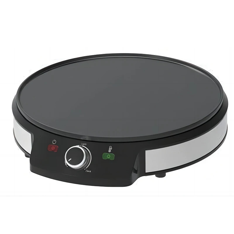 img alibaba 1792565809.jpeg 1200W Adjustable Temperature Control Knob Portable Electric Non-Stick Crepe Maker 30cm Diameter Cooking Plate Household - Black
