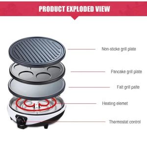 Multi-function Detachable Crepe Maker 30cm Crepe Maker Machine