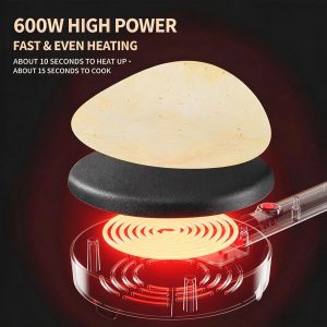 Electric Griddle Single-sided Heating Compact Pancake Maker Electric Griddle Thin Pancake Machine Cooking Plate Pancake Maker