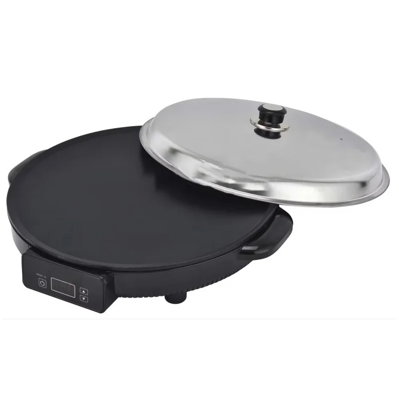 img alibaba 1792569664.jpeg Mitad Injera Maker Mogogo Chapatti Electronic Machine 40cm Injera Stove Injera Pan - Black / Gift Box
