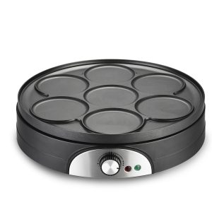 Double Non-stick Coating 2 in 1 Reversible Crepe Maker Pancake Maker