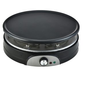 Double Non-stick Coating 2 in 1 Reversible Crepe Maker Pancake Maker