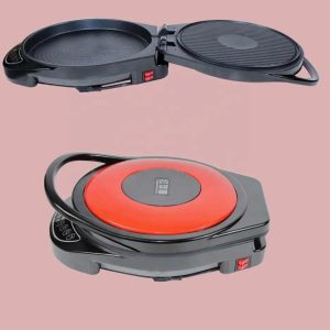 220V Electric Baking Pan Double-sided Heating Type Crepe Maker Skillet Pancake Baking Machine Pie Pizza Griddle