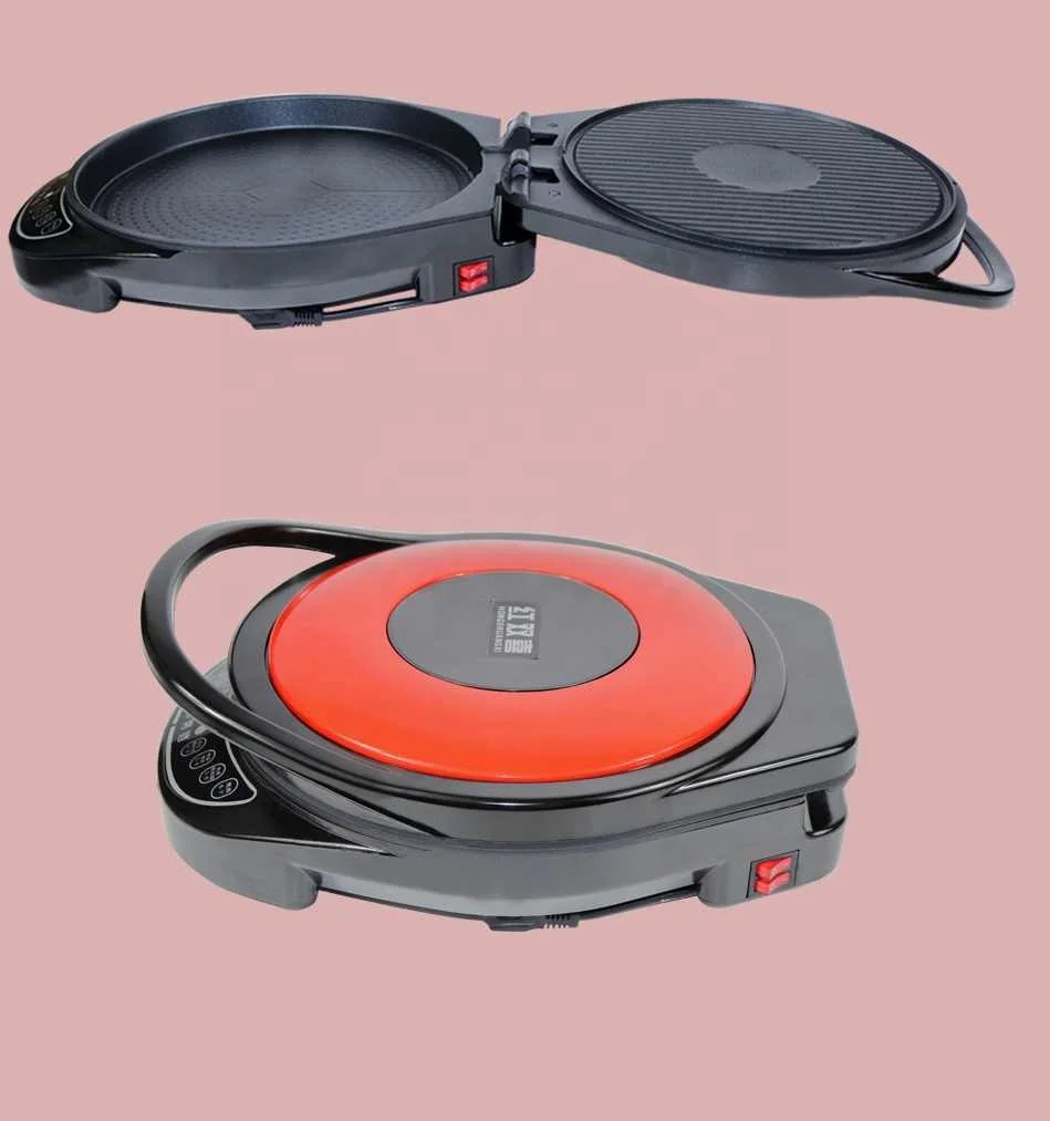img alibaba 1792575374.jpeg 220V Electric Baking Pan Double-sided Heating Type Crepe Maker Skillet Pancake Baking Machine Pie Pizza Griddle