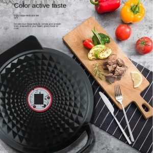 220V Electric Baking Pan Double-sided Heating Type Crepe Maker Skillet Pancake Baking Machine Pie Pizza Griddle
