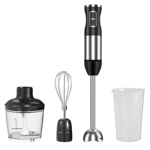 Electric Stick Immersion Handheld Mixer Mini Small Food Portable Machine Motor Stainless Steel 400W Rod Hand Blender for Kitchen - EU / 220 / style 1 set