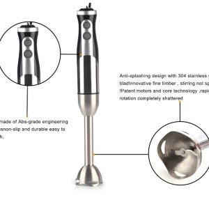 Multifunctional Powerful 1500W Commercial Immersion 5-in-1 Low Noise Stainless Steel Juicer Hand Stick Blender Household Hotel