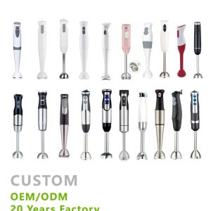 Multifunctional Powerful 1500W Commercial Immersion 5-in-1 Low Noise Stainless Steel Juicer Hand Stick Blender Household Hotel