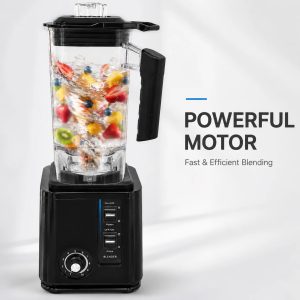 Heavy Duty Multiple Speeds Smoothie Maker Juice Blending Preparation Household Commercial Blender
