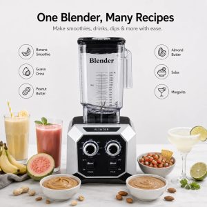 Smoothie Maker Juice Blending Beverage Preparation Push Button Control Variable Speed Cafe Kitchen Heavy Duty Commercial