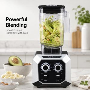 Smoothie Maker Juice Blending Beverage Preparation Push Button Control Variable Speed Cafe Kitchen Heavy Duty Commercial