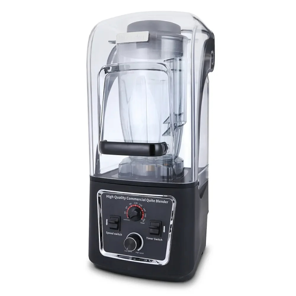 img alibaba 1792636074.jpeg Commercial Household Fresh Fruit Juicer Mixer Ice Crushing LowNoise High Speed Shaved Ice Milk Shake Blender With Sound Cover - Black / According to your needs