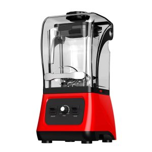 New Design Silent Blender Mixer Multifunctional Heavy Duty Commercial Professional High Speed Smoothie Blender With Cover - No / Red
