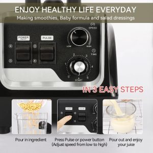Smoothie Milkshake Juice Household Blender Energy-saving Multifunctional Automatic Countertop Blender