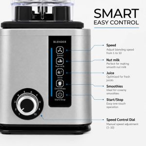 Wholesale 2.2L 10 Speeds Smoothie Maker Juice Blending Preparation Juice Shop Heavy Duty Commercial Blender