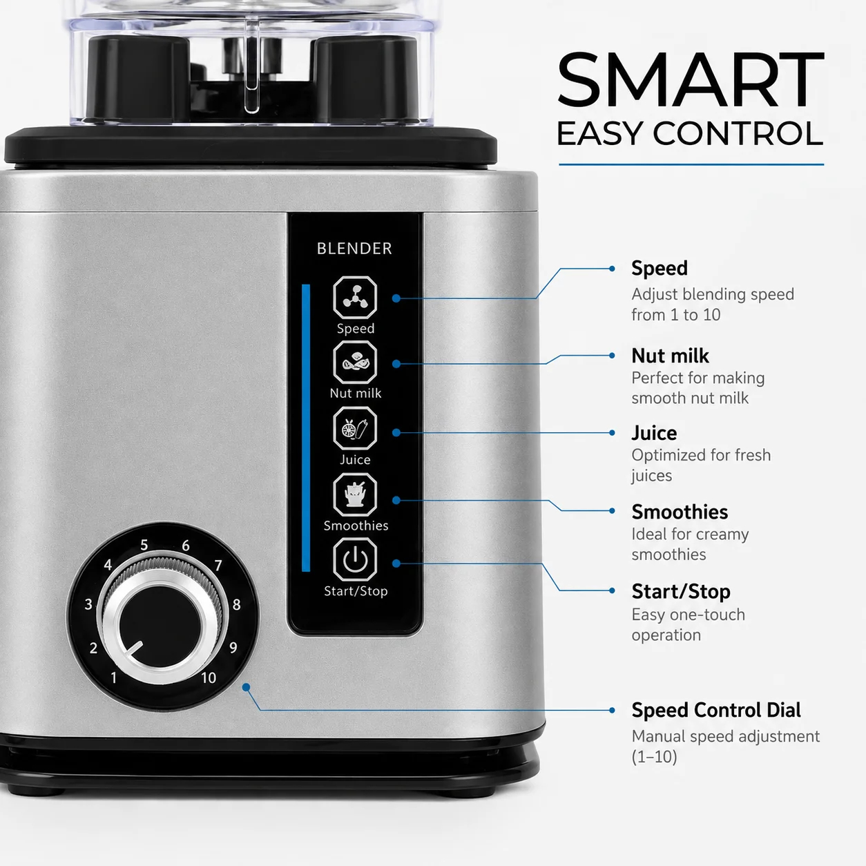img alibaba 1792637682.jpeg Wholesale 2.2L 10 Speeds Smoothie Maker Juice Blending Preparation Juice Shop Heavy Duty Commercial Blender