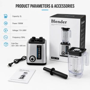 Wholesale 2.2L 10 Speeds Smoothie Maker Juice Blending Preparation Juice Shop Heavy Duty Commercial Blender