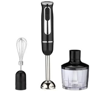 Mini Professional Small Strong Stainless Steel Hand Mixer Blender Stick Mixer Stick Blender Machine Mixer - Black